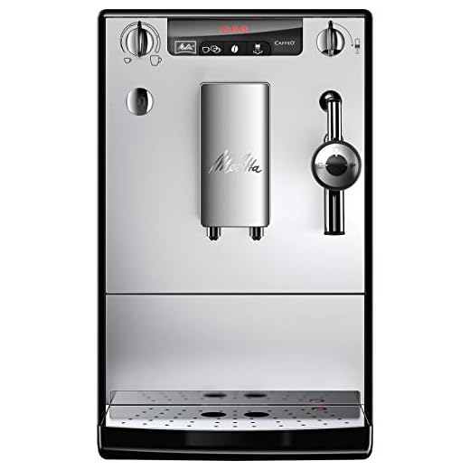 Melitta Caffeo Solo & Perfect Milk E957-103 Schlanker Kaffeevollautomat mit Auto-Cappuccinatore | Automatische Reinigungsprogramme | Automatische Mahlmengenregulierung | Silber
