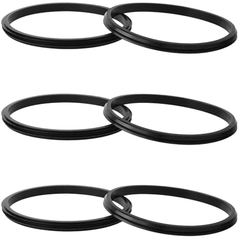 GEAIN Lid Seal Gaskets Replacement for Yeti Stainless Steel Insulated Tumbler Mugs, Fits most 20 oz Tumblers calibre 3.3 Inch Diameter(6 Pack) Cover