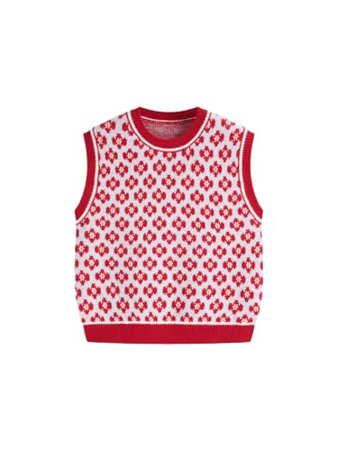 Image of CIDER Sweater Vest Women Sleeveless Cropped Sweaters Cute Graphic Tank Tops Old Money Clothes Fall Outfits