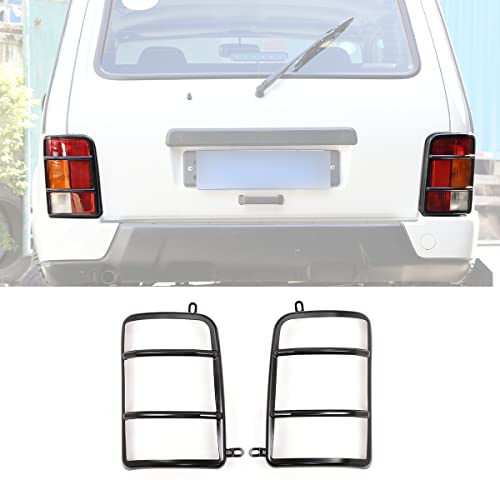 DIYUCAR - Garniture de cadre pour lampe arrière en alliage pour NIVA - Accessoires pour véhicules - 2 pièces