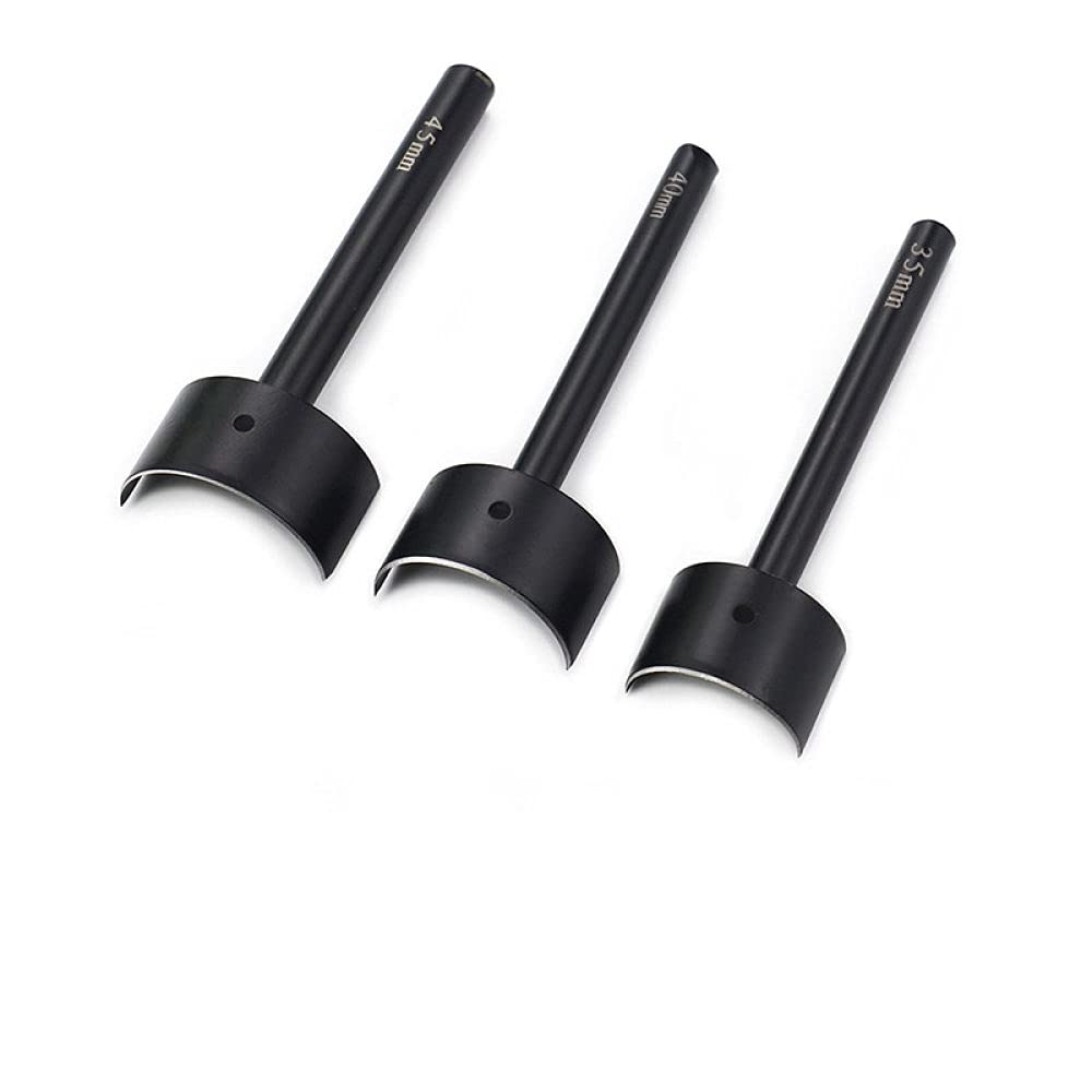 1 szt.15-45mm półkole dziurkowanie szwy cięte stalowe skórzane zestawy do cięcia narożników ręczny okrągły pasek z paskiem na portfel torba skórzana dziurkacz, b