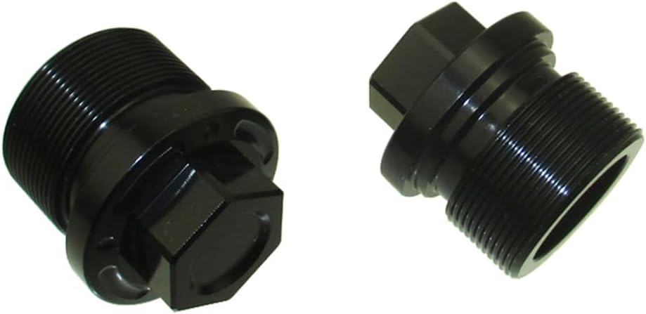 Front Fork Caps For Honda CRF110 CRF125 All Models Pit Dirt Bikes Motorcycle (Black)