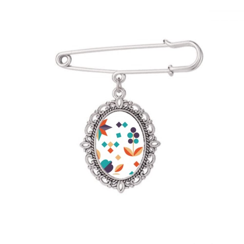 Broche Fleur Pixel Art Déco de style créateur pour robe chic