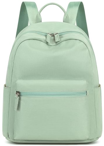 LEDAOU Mini Backpack Girls Cute Small Backpack Purse for Women Teens Kids School Travel Shoulder Purse Bag (Sage Green, 1 Pcs), Sage Green, 1 Pcs