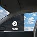 Car Window Tint Film for Auto Sun Shade Roll 20% VLT Black Universal Fit Width 20'' x Length 20 Ft Roll | Automotive Baby Protection Passenger Privacy Sunlight Heat UV Block and Scratch Resistant