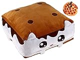 Smores Squishy Cloud Scented Pillow & Plush Pizza Clip , Multi-Pack