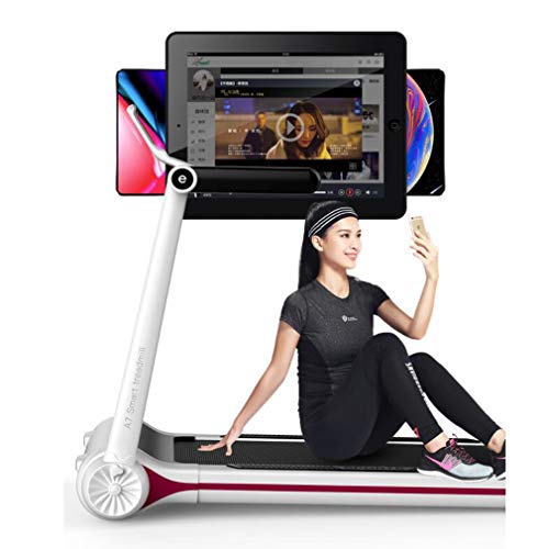 Image of Running Machine for Home Gym 220 Lbs Weight Capacity Portable Exercise Motorised Treadmill Equipment with Pulley