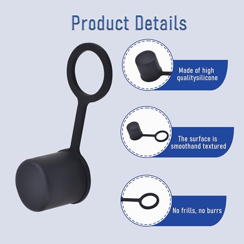 Image of 5 PCS BNC-B Port Anti-dust Plugs, Silicone Covers Caps Stoppers, Port Protector for Laptop, Phone, ID; 0.35 inch