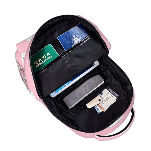 PHAYAH Programmier-Code-Muster, lässige Schultern, klassisch, Basic, Reiserucksack, Reisen und Outdoor-Aktivitäten, Zwergspitz Welpen und Spitze, Einheitsgröße