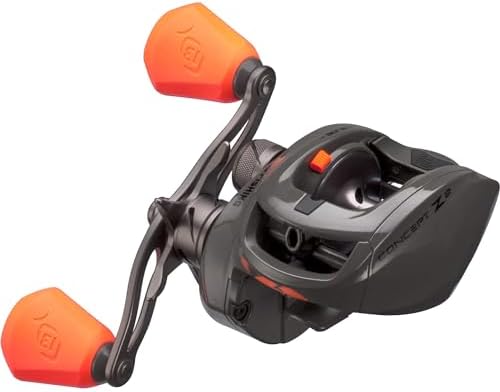 13 FISHING - Concept Z SLIDE - 7.5:1 Gear Ratio - Right Hand Retrieve (Fresh+Salt) - ZSLD2-7.5-RH, Battleship Grey