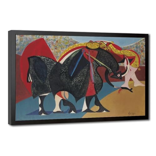 Oscar Dominguez Matador Toile d'Art Vintage Idée Décoration Murale Haut de Gamme pour Cabinet