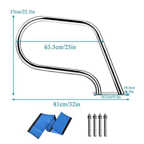 Barandal para Escalera de Piscina Acero Inoxidable miniatura 3