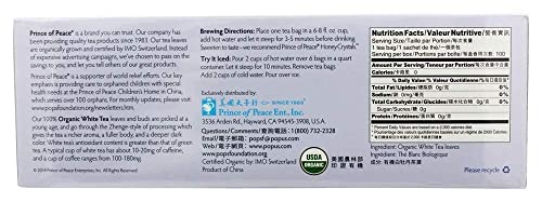Prince Of Peace D-18200 Organic White Tea 100Ct thumb #2