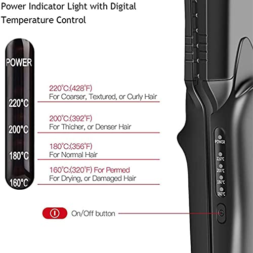Plancha de cabello 4 en 1 con placas intercambiables de cerámica y turmalina miniatura 4