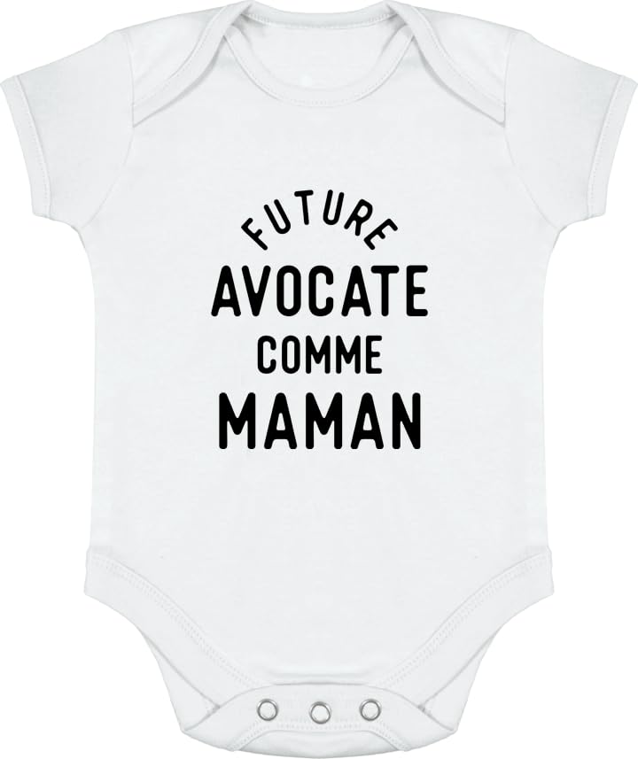 Body bébé Future avocate comme Maman, cadeau humour de naissance original