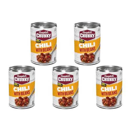 Image of Campbell's Chunky Chili With Beans, 16.5 oz Can (Pack of 5)
