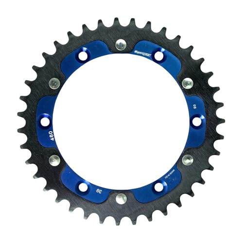 スーパースプロックス(Supersprox) ドリブン スプロケット リア ステルス (STEALTH) アルミ&スチール 39T ブルー RST-460:39-BLU