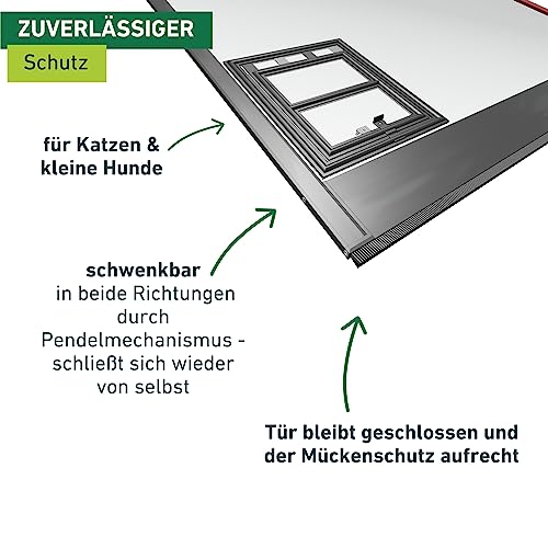 Katzenklappe Windhager Haustierklappe mit Easy Clip