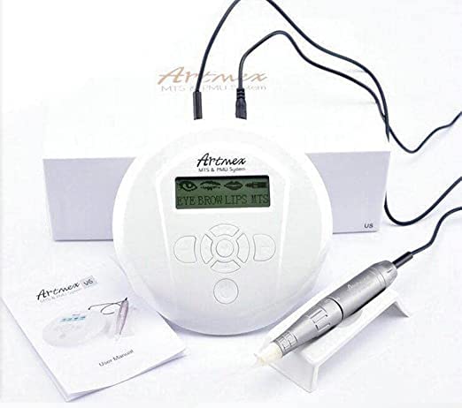 BodyTechSolution Artmex V6 Permanent Makeup machine, For Professional Derma pen MTS & PMU Makeup Tattoo System for Salons/Beauty/Skin Clinic & Tattoo Shop