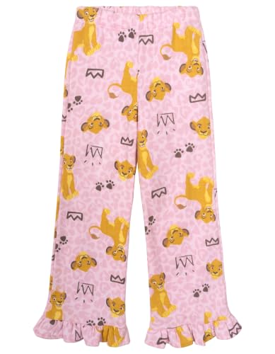Image of Disney Girls Fleece Sweatshirt and Jogger Pants Outfit Set Newborn to Big Kid Sizes (Newborn - 14-16)