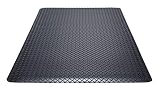 Guardian Safe Step Anti-Fatigue Floor Mat, Vinyl, 2'x3', Black