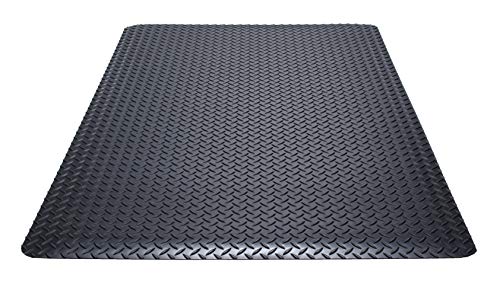 Guardian Safe Step Anti-Fatigue Floor Mat, Vinyl, 2'x3', Black