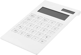 VILLCASE 1Pc Calculadora Solar Computador Desktop Computador Pequena Calculadora Portátil Computador De Viagem Calculadora Digital Calculadora Eletrônica Calculadora Ultrafina Branco