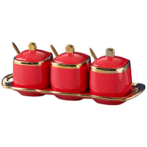 Vintage Ceramic Condiment Set for Countertops