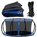 BPS 12Ft Trampoline Replacement Safety Net for 6 Poles Top Ring Enclosure System (Net Only)