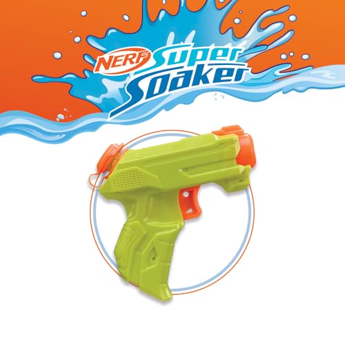 Image of Nerf Super Soaker ZipFire Water Blaster - Lime | 97ml Water Tank | Water Blast Range - 20 feet | Pichkari for Outdoor Water Games | Branded Toy Pichkari for Holi Festival | for Kids 6+