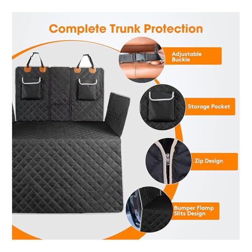 Tapis de coffre pour chien imperméable durable pliable auto MG HS - 7