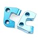 HONG YI-HAT For WLTOYS Actualiza 12428 12423 RC Car Piezas de Metal Eje Trasero de fijación FY-01 Miembro/AF-02 / FY-03 RC Recambios Piezas de Repuesto (Color : Blue)