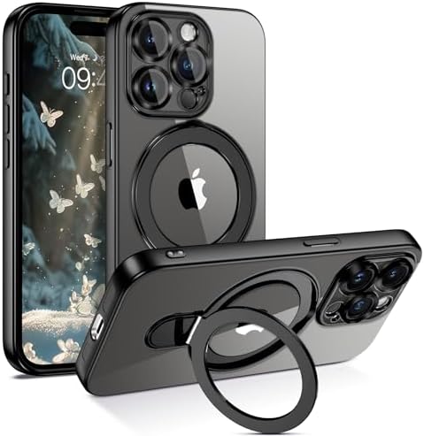 DOMAVER Magnetic Case For IPhone 15 Pro Max With Stand [Compatible With Magsafe