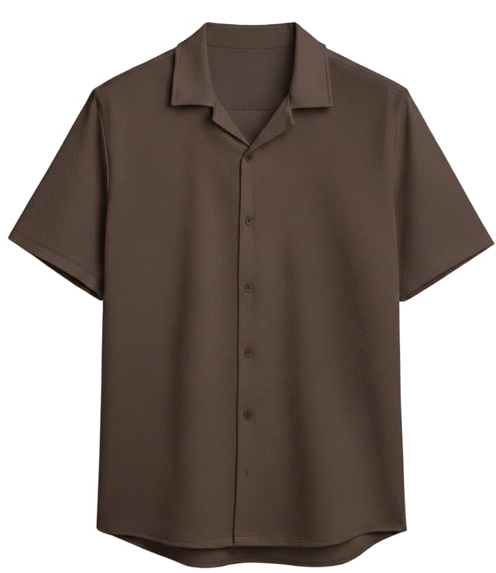 diaz Men’s Half Sleeve Shirt for Men – Casual Summer Shirt, Regular Fit Collared Button Down, Stylish Lightweight Short Sleeve Shirt for Men, Formal & Casual Wear-Pack of 1-picture-37