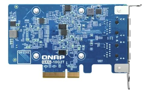 QNAP QXG-10G2T Dual-Port 2X 10GbE RJ45 PCIe 3.0 x4 Netzwerk-Karte
