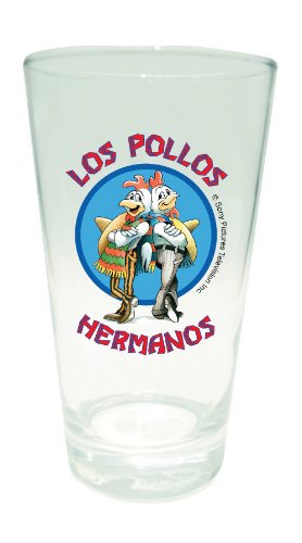 Animewild Breaking Bad Los Pollos Hermanos Pint Glass