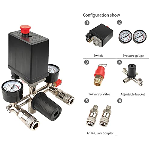 Air Compressor Pressure Switch Pressure Switch With Regulator Control