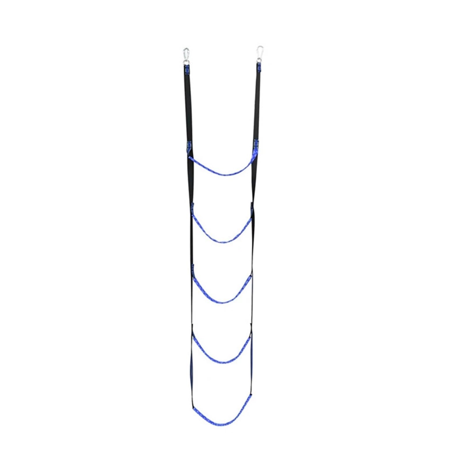 Marine Rope Ladder, Boat Rope Ladder 5-Step Multicolor for Sailboat Kayak(Blue)