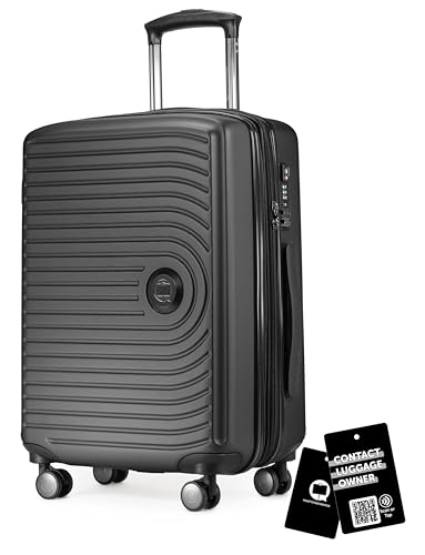 Hauptstadtkoffer Mitte - Handgepäck Trolley + Digitaler Gepäckanhänger, Kabinenkoffer mit Erweiterung + Koffertag, TSA, 4 Doppel-Rollen, Rollkoffer Hartschale ABS, Graphite Hauptstadtkoffer Mitte - Handgepäck Trolley + Digitaler Gepäckanhänger, Kabinenkoffer mit Erweiterung + Koffertag, TSA, 4 Doppel-Rollen, Rollkoffer Hartschale ABS, Graphite