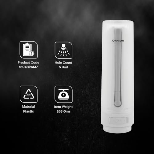 Image of Johnson AquaJet Plus Rechargeable Portable Bidet | Type C Port | Three Spray Mode | 180 Adjustable Nozzle | 180 ml Tank | IPX7 Waterproof | Travel, Elderly, Baby & Female Use | 1-Year Warranty