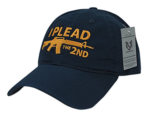 Rapiddominance I Plead 2nd Relaxed Graphic Cap, Navy