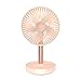 XINGBAO Mini Ventilador De Escritorio, Ventilador USB Silencioso De Gran Capacidad, Ventilador Personal para El Hogar, La Oficina, Al Aire Libre,Pink