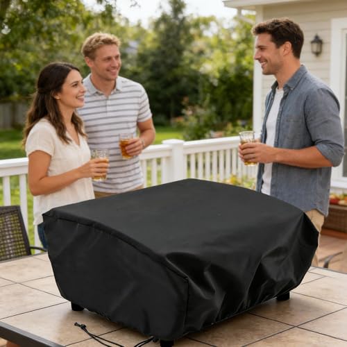 Housse de protection imperméable table grillade extérieure bâche barbecue cour - 4