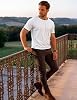 Wayleb Cotton T Shirts for Men UK Short Sleeve Round Neck Skin-Friendly Soft T-Shirts Casual Mens Tops for Work and Daily White S-3XL #2