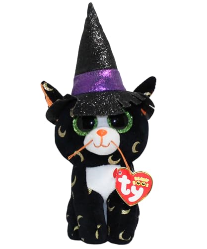 TY 2008091 Pandora Cat Halloween 2020 plüsch, Mehrfarbig, 15 cm