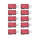 10pcs Micro Interrupteur, Micro Interrupteur de Fin de Course Longue Charnière Droite Bras de Levier à Action Instantanée Micro Interrupteur de Fin de Course Longue Charnière à Action Instantanée pour