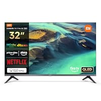 Xiaomi TV F Pro 32, 32 Zoll (81 cm), QLED, Smart TV, Fire OS7, Triple Tuner DVB-C/S/S2/T/T2,Dolby Audio™, DTS Virtual:X, DTS-HD, Sprachsteuerung mit Alexa, Kompatibel mit Apple AirPlay