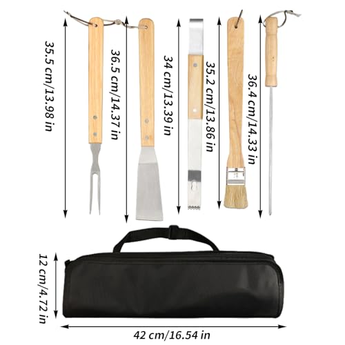 Ensemble d'Outils de Grill pour Hommes Idéal comme Cadeau d'Anniversaire - 7