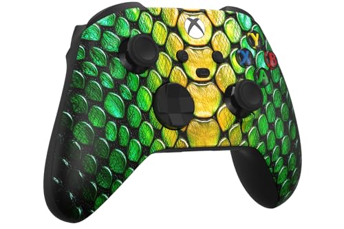 Image of Custom Controllerzz Wireless Controller for Microsoft Xbox Series X /S & Xbox One - Custom Soft Touch Feel - Custom Series X /S Controller (X /S Viper Grid)