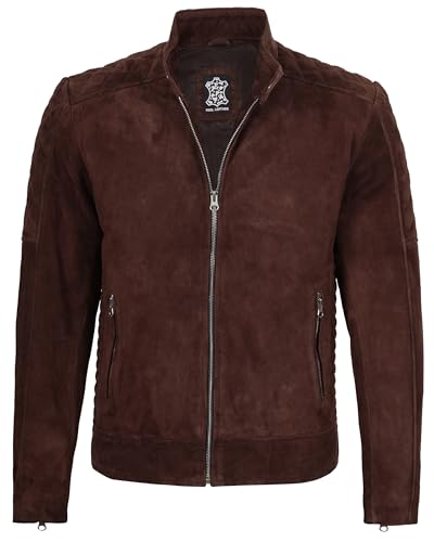 Image of Decrum Suede Leather Jackets for Men